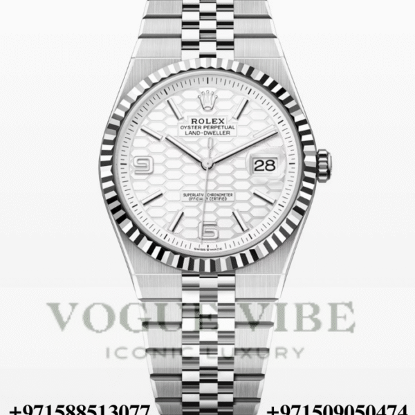 Rolex Land Dweller 40 , Oyster , Oystersteel and White Gold